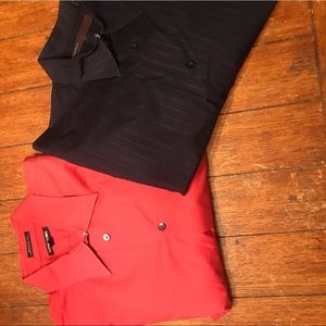 2 Different Button Down Dress Shirts XL